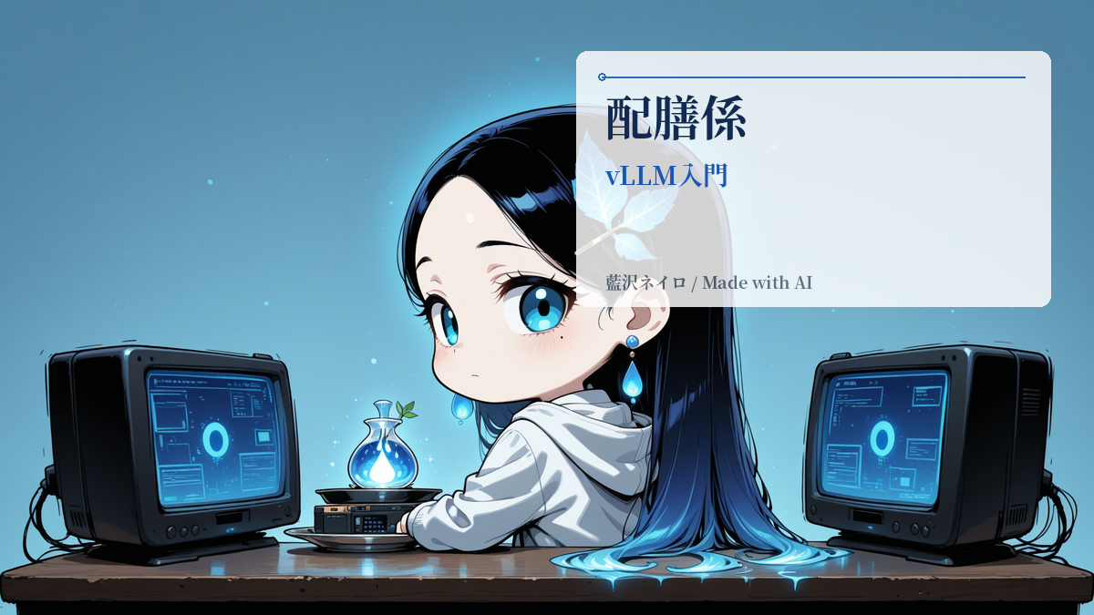考える部屋の配膳係 — 家で大きなモデルを回すソフト「vLLM」入門